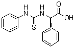 (alphaR)-alpha-[[(Phenylamino)thioxomethyl]amino]benzeneacetic acid molecular structure (CAS 1042303-80-9)