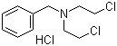 N-苄基-N,N-双(2-氯乙基)胺盐酸盐分子结构 (CAS 10429-82-0)