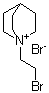 1-(2-Bromoethyl)-1-azoniabicyclo[2.2.2]octane bromide molecular structure (CAS 104304-10-1)