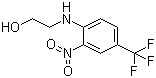 structure of CAS# 10442-83-8, HC Yellow 13;4-(2-Hydroxyethylamino)-3-nitrobenzotrifluoride; 2-[[2-Nitro-4-(trifluoromethyl)phenyl]amino]ethanol