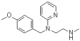 N-去甲基吡拉明分子结构 (CAS 104499-47-0)