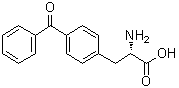 4-苯甲酰基-L-苯丙氨酸分子结构 (CAS 104504-45-2)