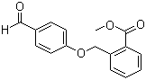 2-[(4-甲酰基苯氧基)甲基]苯甲酸甲酯分子结构 (CAS 1046494-85-2)