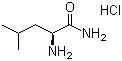 L-亮氨酰胺盐酸盐分子结构 (CAS 10466-61-2)