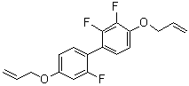2,2',3-Trifluoro-4,4'-bis(2-propen-1-yloxy)-1,1'-biphenyl molecular structure (CAS 1046758-96-6)