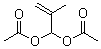 2-甲基-2-丙烯-1,1-二醇二乙酸酯分子结构 (CAS 10476-95-6)