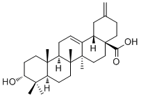 3alpha-木通萜酸分子结构 (CAS 104777-61-9)