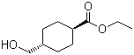 反式-4-(羟基甲基)环己烷羧酸乙酯分子结构 (CAS 104802-52-0)