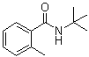 N-叔丁基-2-甲基苯甲酰胺分子结构 (CAS 104847-07-6)