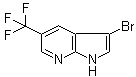 3-溴-5-(三氟甲基)-1H-吡咯并[2,3-b]吡啶分子结构 (CAS 1048914-10-8)
