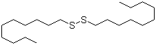 双正癸基二硫醚分子结构 (CAS 10496-18-1)
