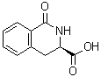 (3R)-1,2,3,4-四氢-1-氧代-3-异喹啉羧酸分子结构 (CAS 104974-47-2)