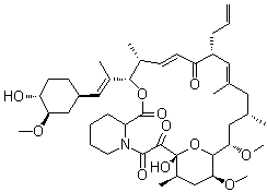 delta23-FK 506分子结构 (CAS 104987-16-8)