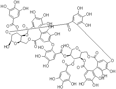 月见草鞣质 B分子结构 (CAS 104987-36-2)