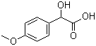 4-甲氧基扁桃酸分子结构 (CAS 10502-44-0)