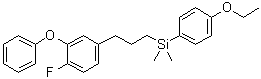 Silafluofen molecular structure (CAS 105024-66-6)