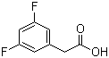 3,5-二氟苯乙酸分子结构 (CAS 105184-38-1)