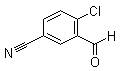 4-氯-3-甲酰基苯甲腈分子结构 (CAS 105191-41-1)