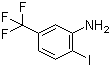 3-氨基-4-碘三氟甲苯分子结构 (CAS 105202-02-6)