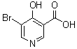 5-Bromo-4-hydroxy-3-pyridinecarboxylic acid molecular structure (CAS 1052114-83-6)