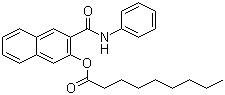 色酚 AS 壬酸酯分子结构 (CAS 10523-82-7)