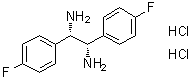 (1S,2S)-1,2-Bis(4-fluorophenyl)-1,2-ethanediamine hydrochloride (1:2) molecular structure (CAS 1052707-11-5)