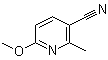 6-甲氧基-2-甲基-3-吡啶甲腈分子结构 (CAS 105277-11-0)