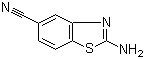 2-氨基-5-氰基苯并噻唑分子结构 (CAS 105314-08-7)