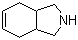 2,3,3A,4,7,7a-六氢-1H-异吲哚分子结构 (CAS 10533-30-9)