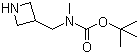 N-(3-氮杂环丁烷甲基)-N-甲基氨基甲酸叔丁酯分子结构 (CAS 1053655-53-0)