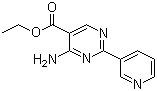 4-氨基-2-(3-吡啶基)-5-嘧啶羧酸乙酯分子结构 (CAS 1053656-10-2)