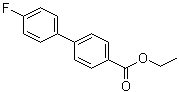 4'-氟联苯-4-羧酸乙酯分子结构 (CAS 10540-36-0)