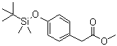 4-叔丁基二甲基硅烷基氧基苯乙酸甲酯分子结构 (CAS 105460-59-1)