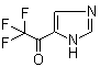 2,2,2-三氟-1-(1H-咪唑-5-基)乙酮分子结构 (CAS 105480-28-2)