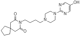 5-羟基丁螺环酮分子结构 (CAS 105496-33-1)