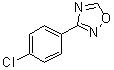 3-(4-氯苯基)-1,2,4-恶二唑分子结构 (CAS 10550-15-9)