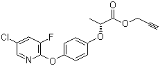 炔草酯分子结构 (CAS 105512-06-9)