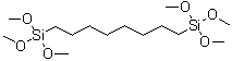 1,8-Bis(trimethoxysilyl)octane molecular structure (CAS 105566-68-5)