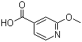 2-甲氧基-4-吡啶甲酸分子结构 (CAS 105596-63-2)