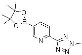 2-(2-甲基-2H-四唑-5-基)吡啶-5-硼酸频哪醇酯分子结构 (CAS 1056039-83-8)