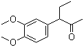 3-(3,4-Dimethoxyphenyl)pentane-2-one molecular structure (CAS 105638-31-1)