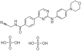 CYT 387 sulfate (1:2) molecular structure (CAS 1056636-06-6)