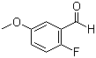2-Fluoro-5-methoxybenzaldehyde molecular structure (CAS 105728-90-3)