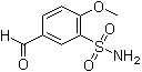 5-Formyl-2-methoxybenzenesulfonamide molecular structure (CAS 105764-07-6)
