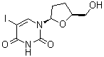 5-Iodo-2',3'-dideoxyuridine molecular structure (CAS 105784-83-6)