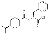 L-Nateglinide molecular structure (CAS 105816-05-5)