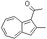 1-(2-甲基-1-薁基)乙酮分子结构 (CAS 105903-83-1)