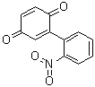2-(2-硝基苯基)-2,5-环己二烯-1,4-二酮分子结构 (CAS 105946-79-0)