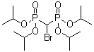 单溴亚甲基二膦酸四异丙基酯分子结构 (CAS 10596-20-0)