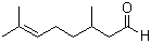 香茅醛分子结构 (CAS 106-23-0)